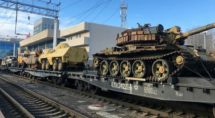 Во Владимир прибудет поезд с военными трофеями из Сирии Во Владимир прибудет поезд с военными трофеями из Сирии