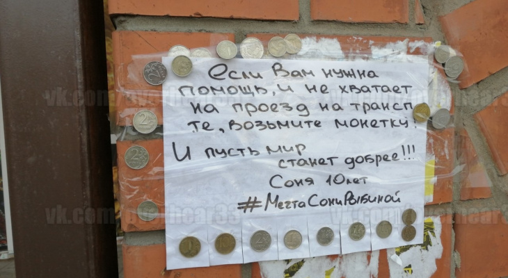 «Если не хватает денег на проезд, возьмите монетку» : эстафета доброты во Владимире