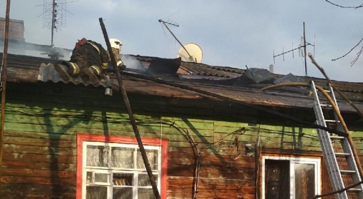 Крупный пожар в Муроме оставил без жилья шесть семей