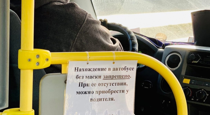 На автобусном маршруте Владимир-Судогда решили навариться на медицинских масках