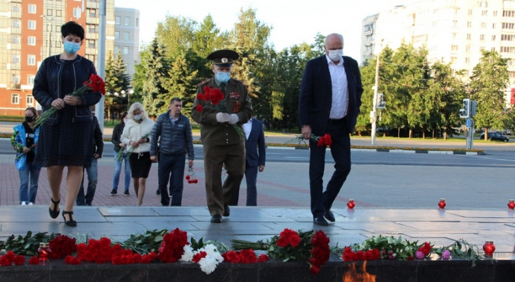 Мэрия города вместе с его жителями почтили память погибших в годы войны