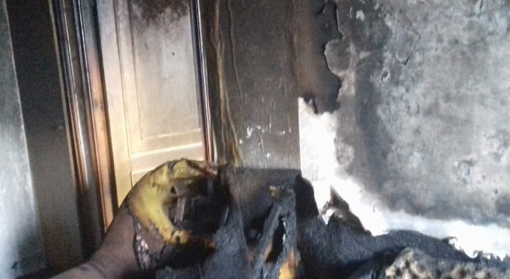 На пожаре в Лакинске погиб пожилая женщина