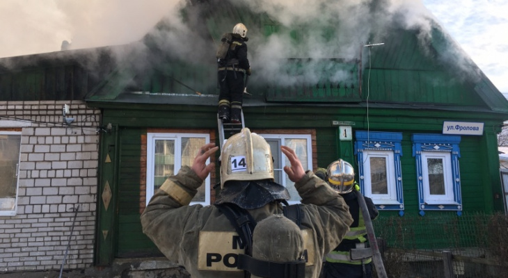 Во Владимирской области сгорели несколько домов Во Владимирской области сгорели несколько домов
