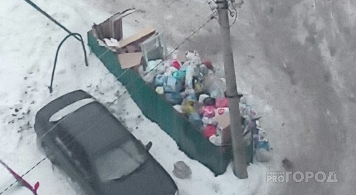 Жители Владимира жалуются на переполненные мусорные баки Жители Владимира жалуются на переполненные мусорные баки