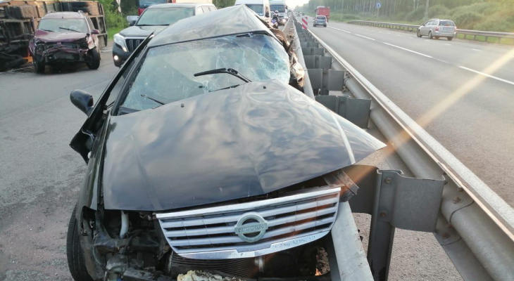 Страшная авария под Петушками: один погиб и двое пострадали Страшная авария под Петушками: один погиб и двое пострадали