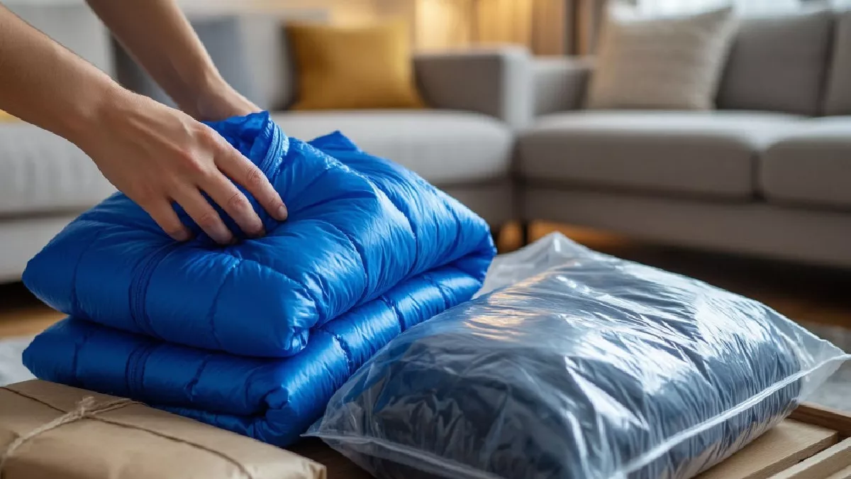 Вы только испортите вещи: эксперты рассказали, почему нельзя убирать зимние куртки в вакуумные пакеты