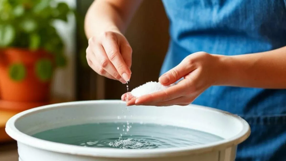 Теперь всегда добавляю это в воду перед мытьем полов: 3 ложки на ведро — пол блестит, а дети не кашляют