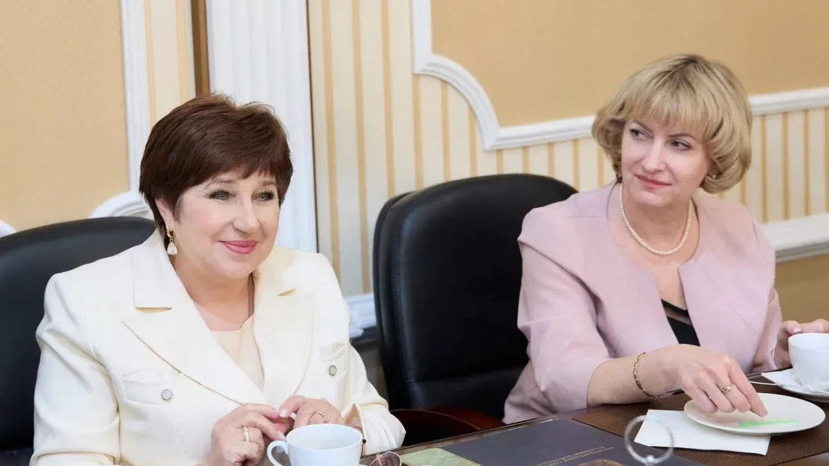 Встреча с главными героинями тыла