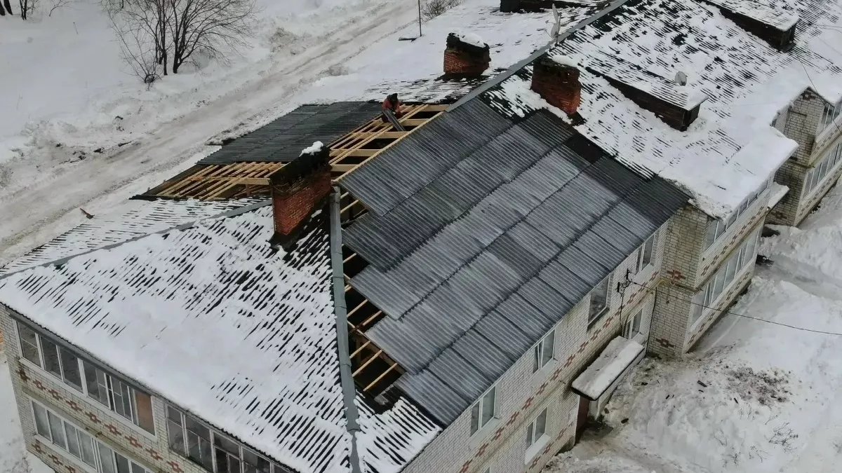 В Муроме и Петушинском районе восстановили кровли, обрушившиеся из-за снега