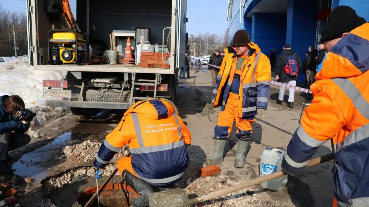 Во Владимире проверили готовность ливневой канализации к половодью