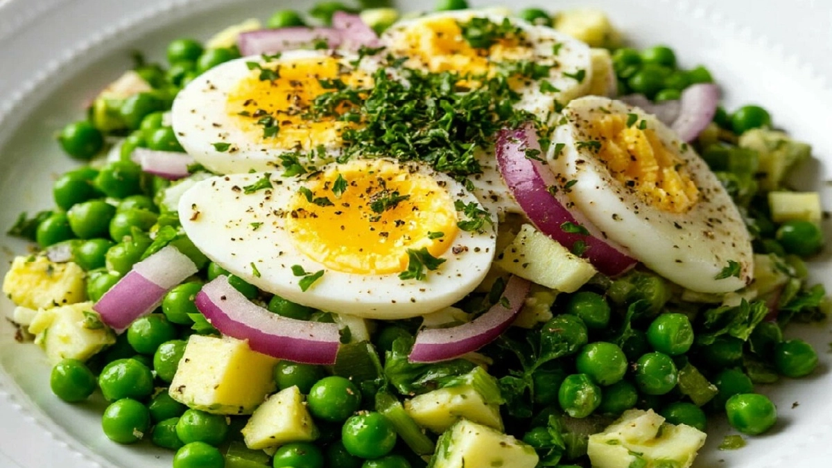 Проще пареной репы: беру банку горошка и яйца — через 5 минут уминаем вкусный салатик