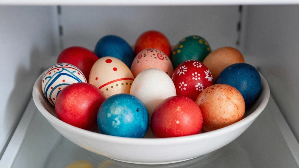 Готовимся к Пасхе-2026: в Роскачестве рассказали, сколько дней можно хранить вареные крашеные яйца в холодильнике и без него