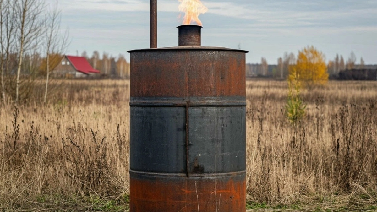 Бочка для сжигания мусора своими руками: пошаговая инструкция за один день