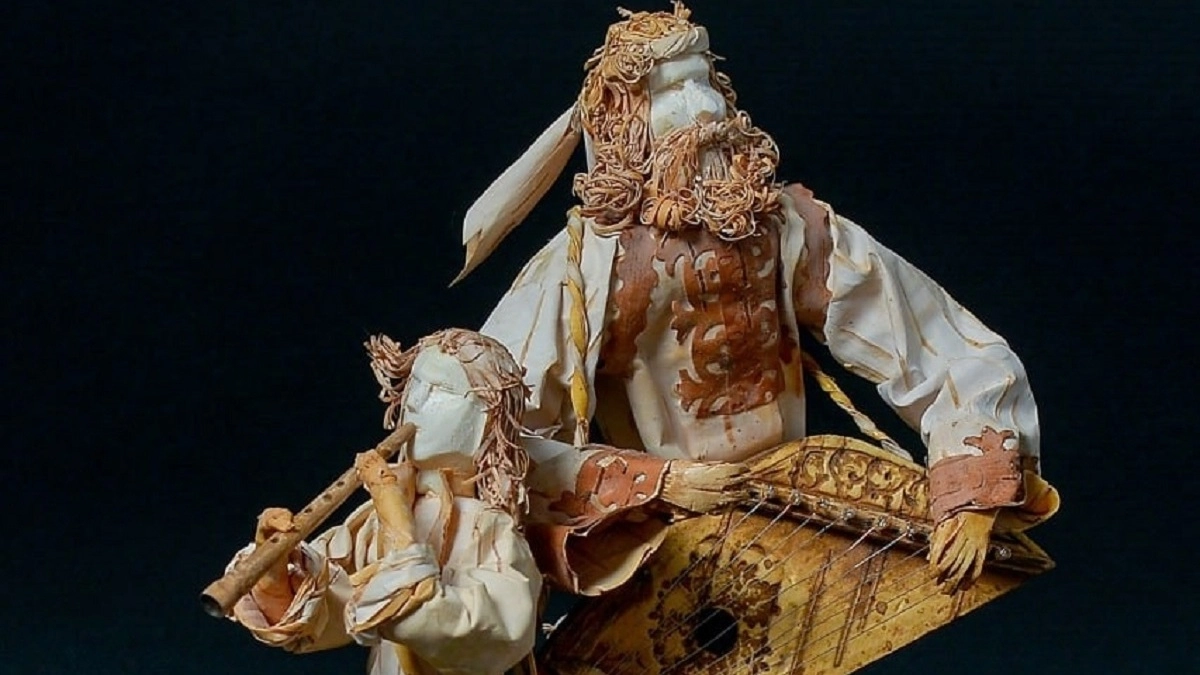 Скульптура из бересты «Гусляр» юрьев-польского мастера победила на выставке в Пекине