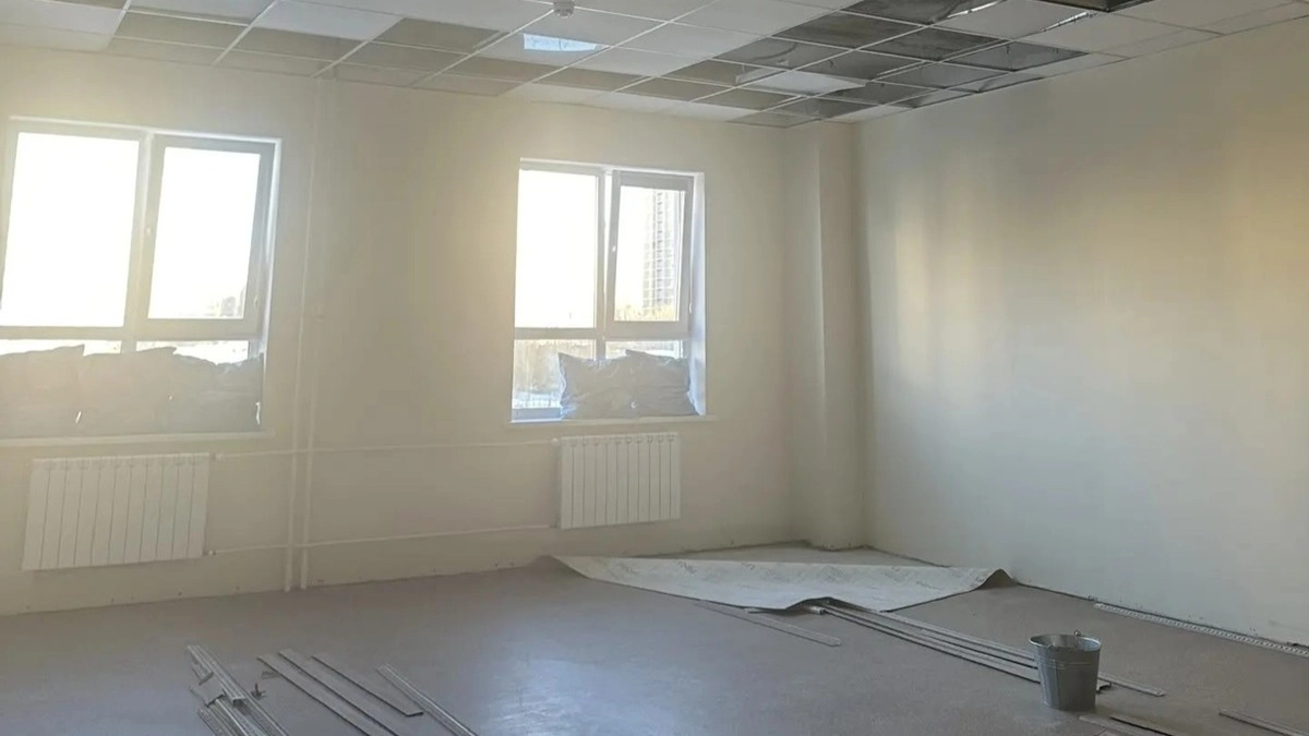 В детском саду на Родионовке во Владимире прорвало трубу и обрушился потолок