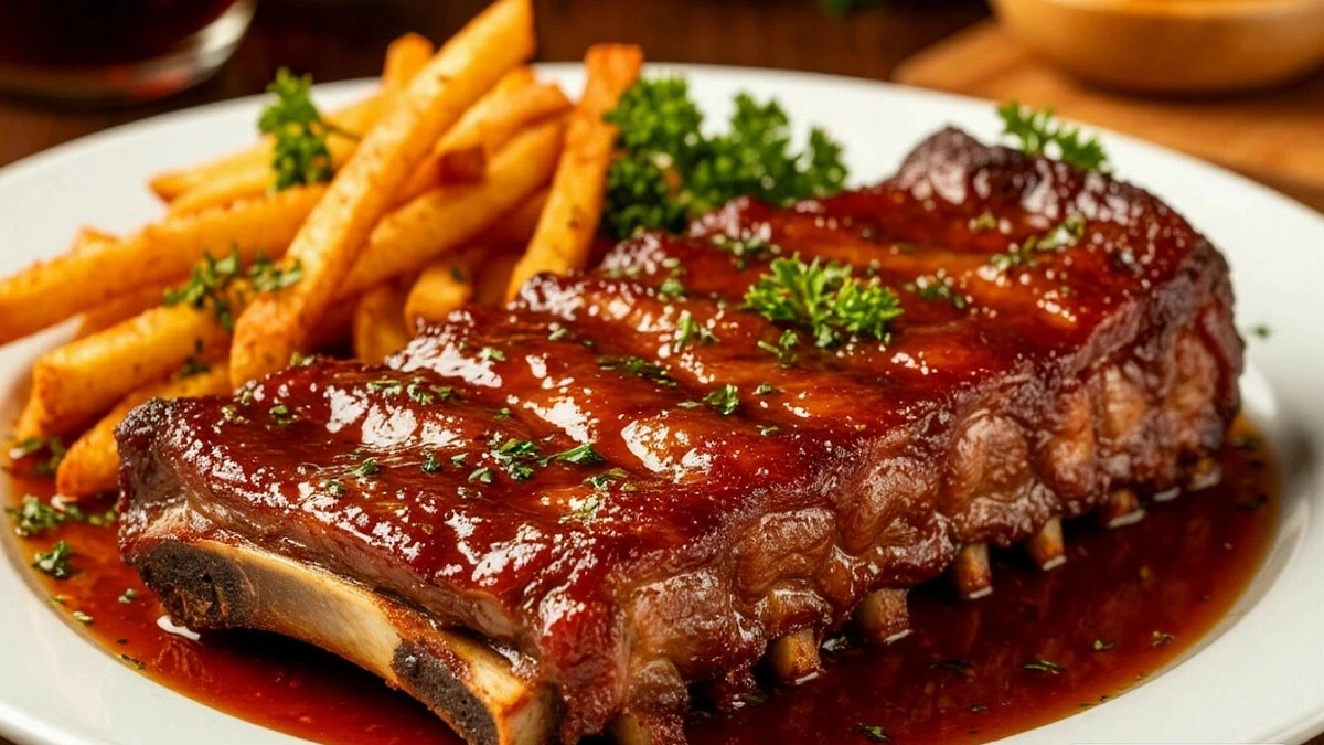 Вместо шашлыка на майские праздники теперь всегда готовлю ребрышки "по-канадски": рецептов куча, но этот мой любимый - пальчики оближешь 