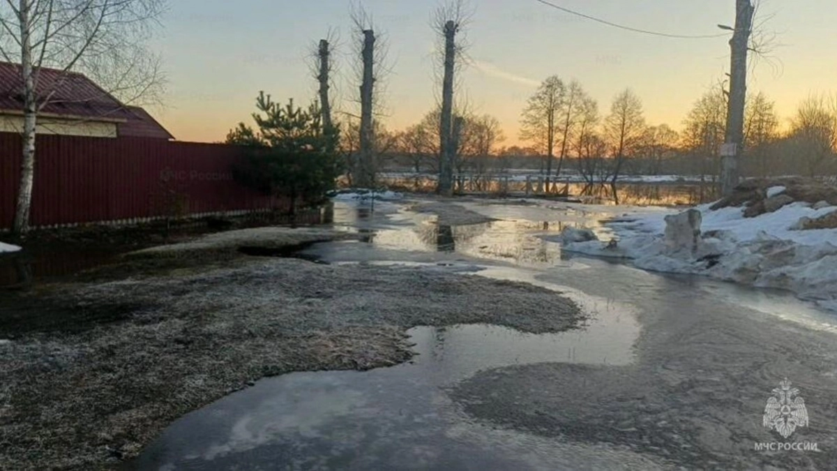 В МЧС Владимирской области назвали подтопленные из-за паводка участки