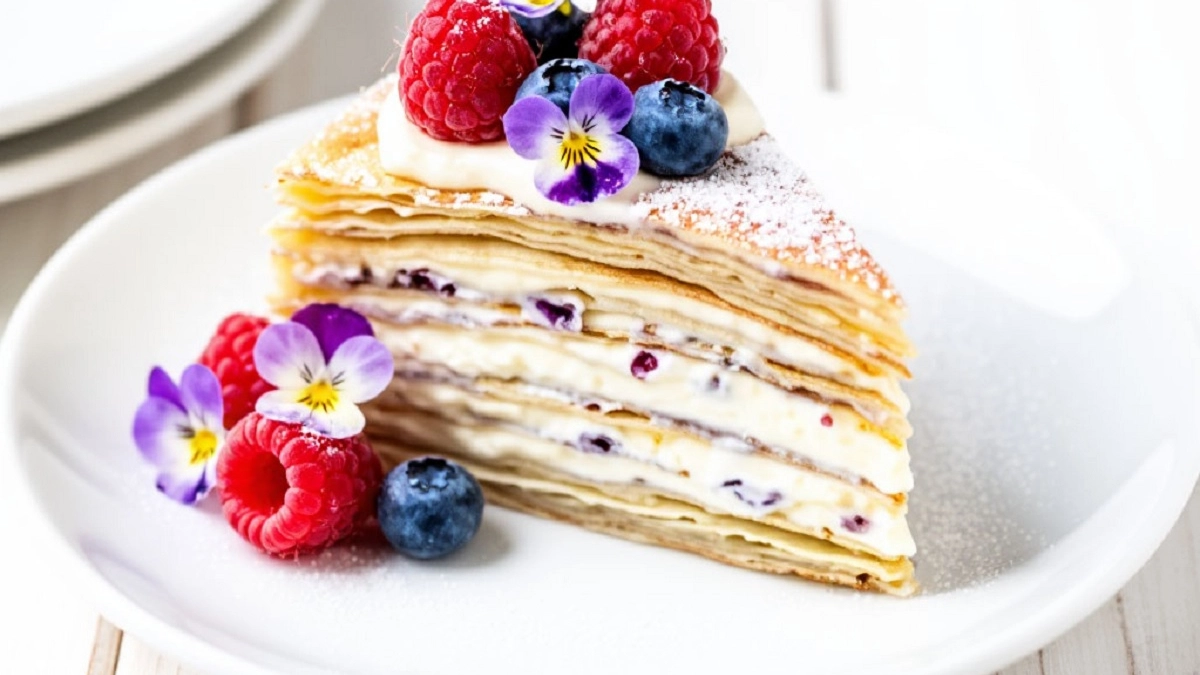 Готовлю "Блинный" торт как у бабушки: нежный воздушный десерт с кремом, который тает во рту - вкус детства 