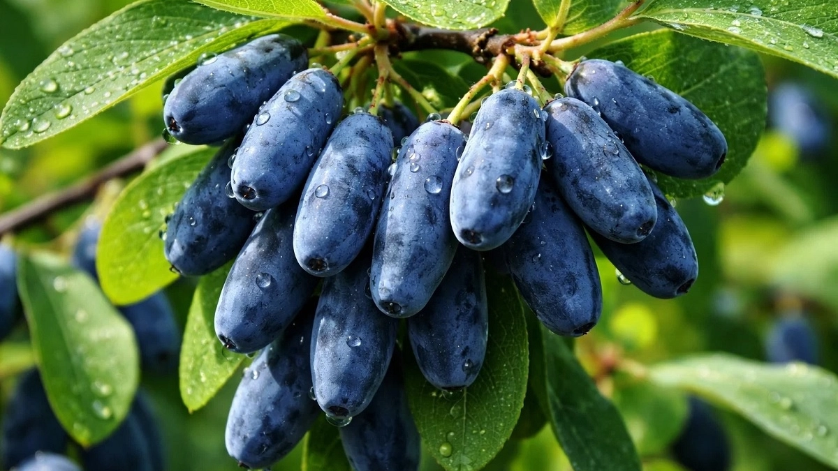 Жимолости весной — обязательно: 2 ложки на ведро — и ягоды будут крупные, на вкус — слаще меда