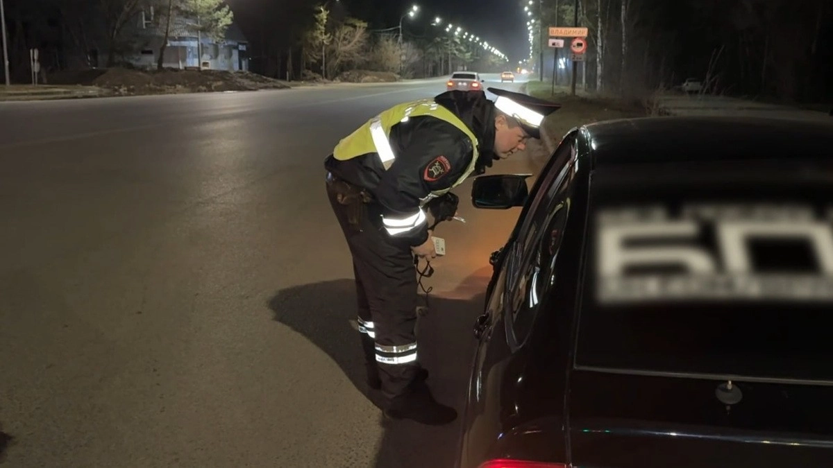 За выходные инспекторы ДПС поймали во Владимире 5 нетрезвых водителей