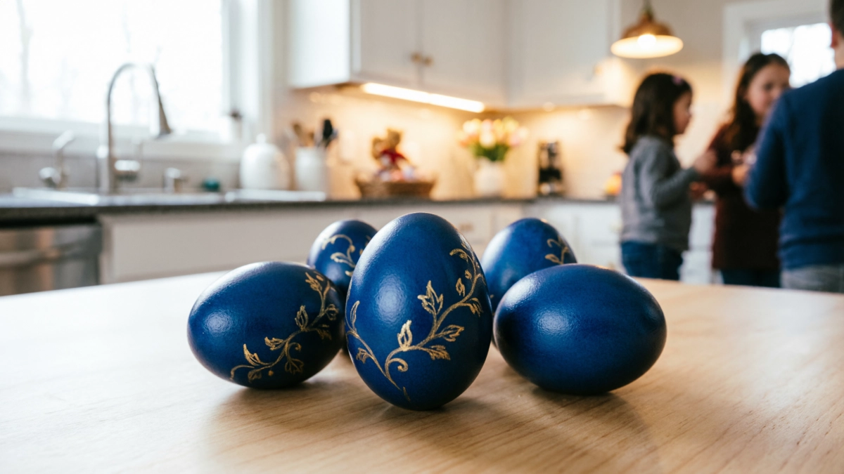 Красим яйца на Пасху: метод, который даёт цвет ярче сапфиров — и никакой свеклы