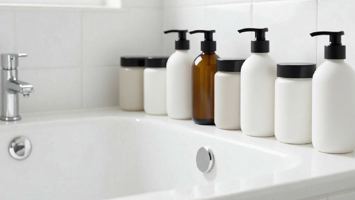 Моя ванна больше не заставлена всякими баночками: показываю удобный органайзер для хранения, который смастерила сама