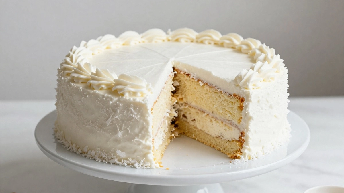 Торт «Рафаэлло» с воздушным бисквитом и нежным кокосовым кремом — покоряет с первого укуса: пошагновый рецепт 