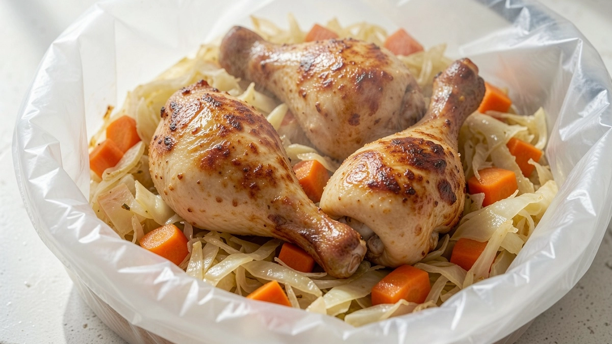 Капусту не тушу и не жарю: отправляю в духовку с курицей — ужин получается сочным и нежирным