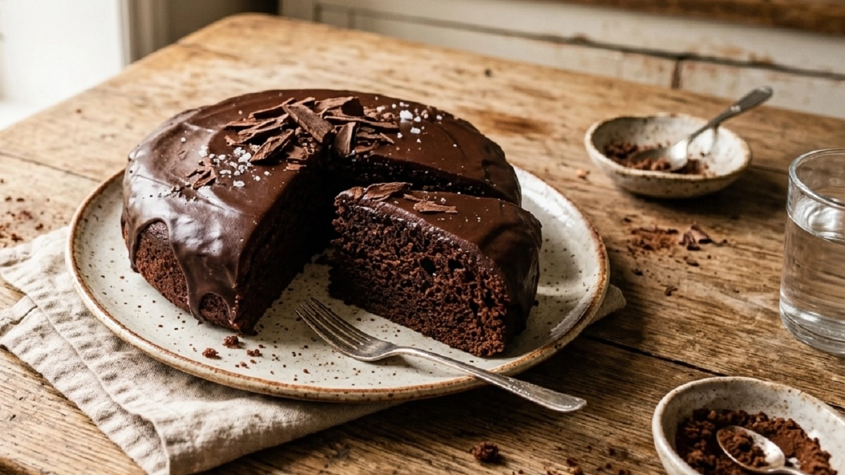 Больше не покупаю десерты в магазине: пеку только этот простой и безумно вкусный шоколадный торт — текстура нежная и влажная 
