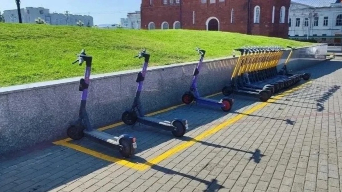 Во Владимире мэрия утвердила новые места для парковки электросамокатов