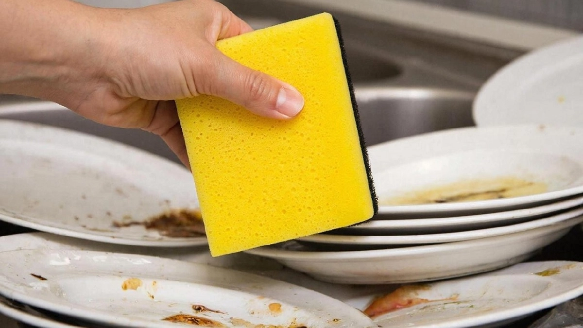 Повыкидывала все поролоновые губки для мытья посуды: нашла идеальную замену - тарелки теперь слепят блеском