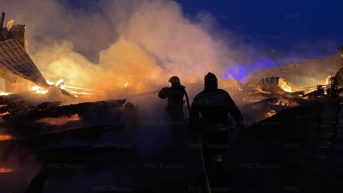 В Собинском районе в деревне Цепелево сгорел частный дом