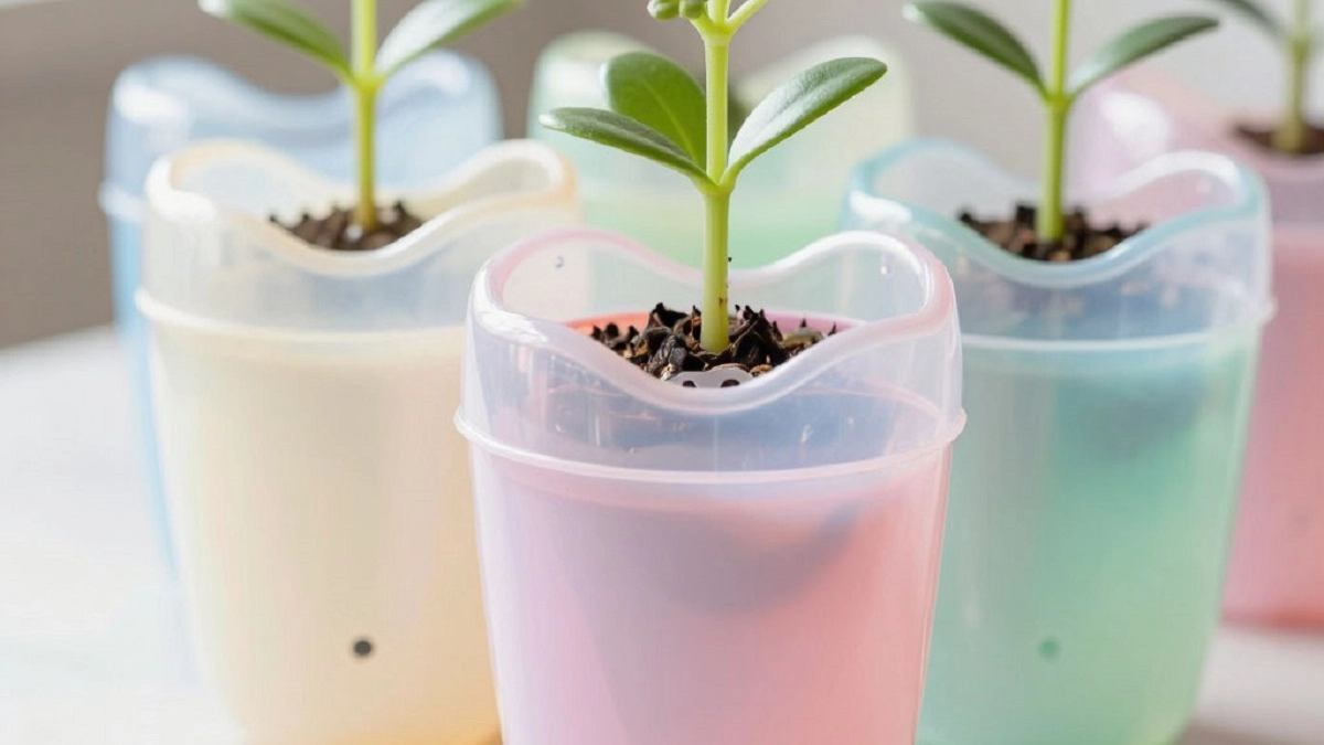 15 минут — и мусор стал декором: делаю горшок из пластиковой бутылки, который не отличить от покупного