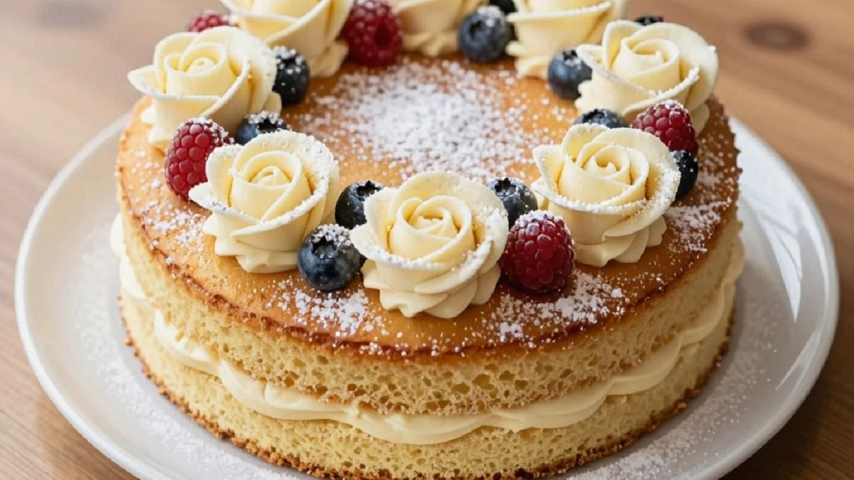 Никакой скалки и сложных этапов, а результат как из кондитерской: торт из бисквита покорит с первого кусочка