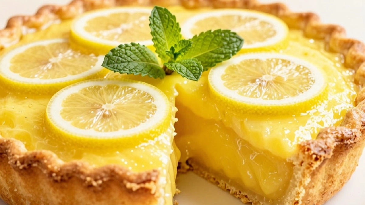 Легкий лимонный торт «Лимончелло» с нежным кремом: 40 минут — и десерт как из ресторана