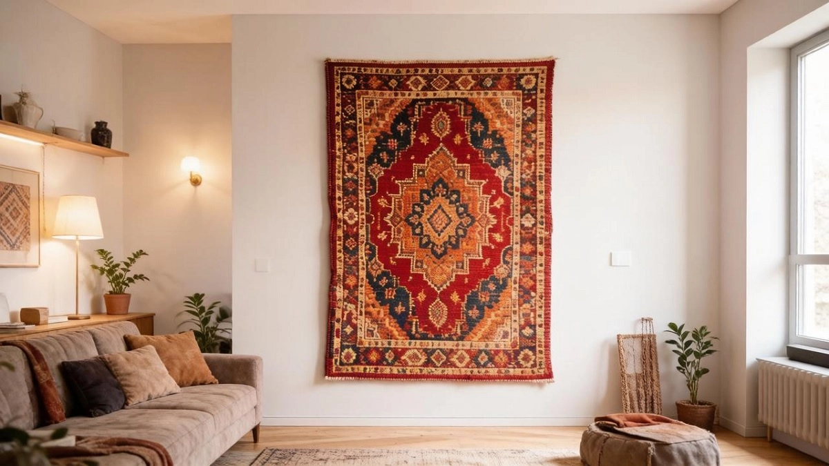 Советский тренд снова в моде в 2026: как повесить ковёр на стену и не испортить ремонт — 3 надёжных способа от профи