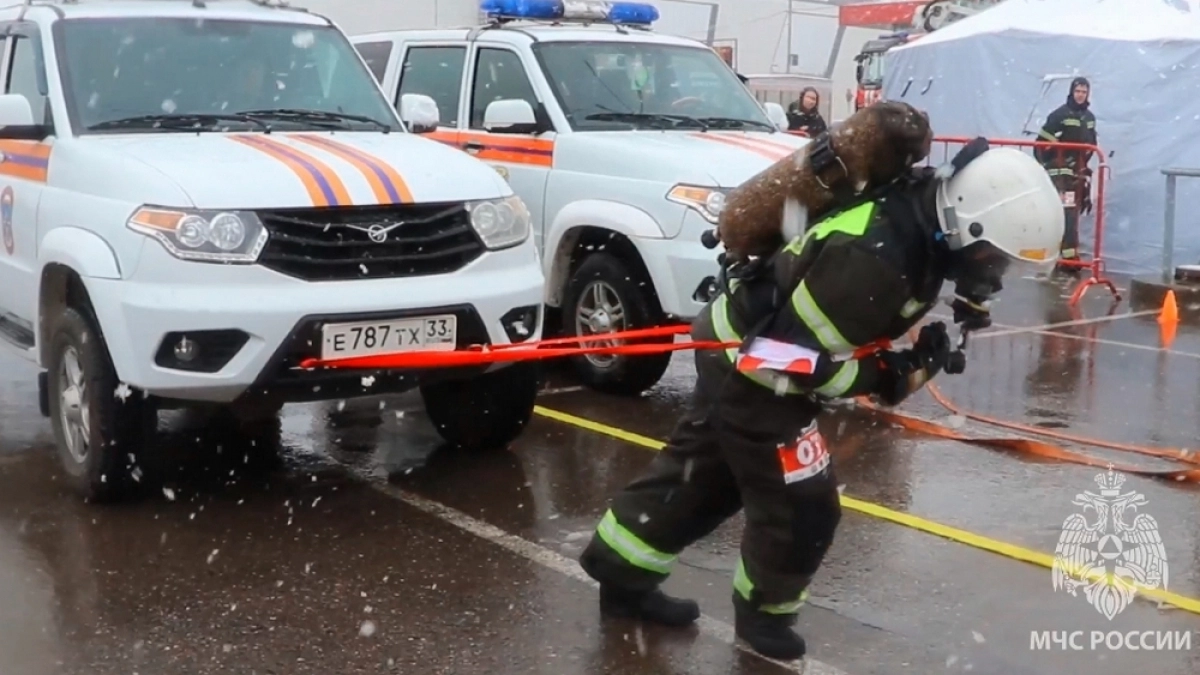 Владимирские огнеборцы определили лучшего коллегу в пожарном кроссфите