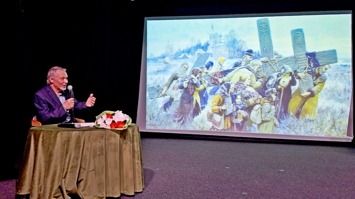 Владимирский художник рассказал землякам о жизни и работе «За рамками холста»