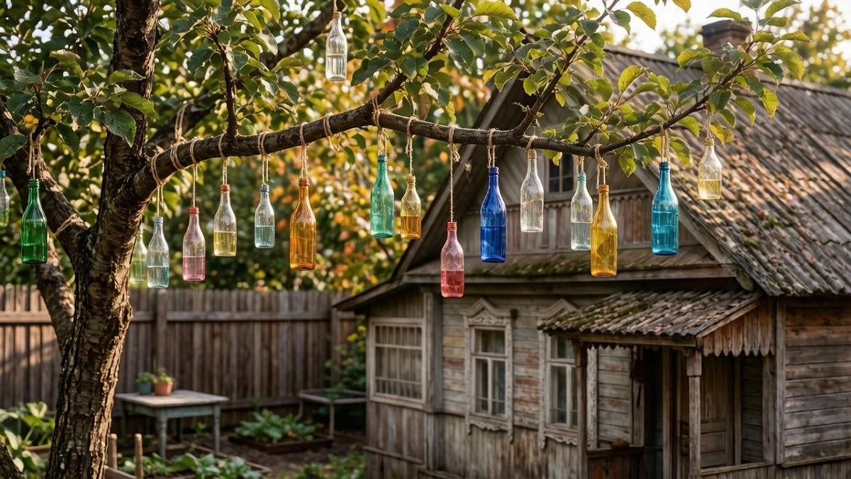 В апреле-мае обязательно: вот для чего садоводы развешивают бутылки на участке - новый тренд для 100% урожайности 