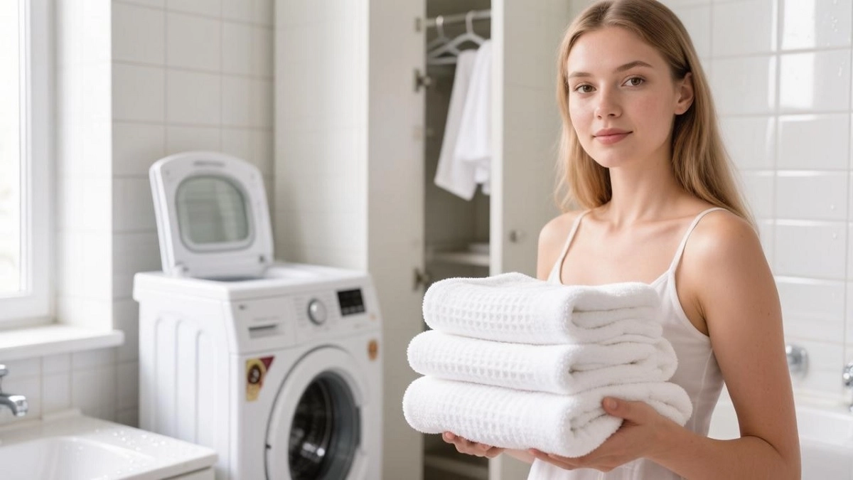 1 стакан на тазик - и даже засаленные полотенца вмиг заблагоухают свежестью и чистотой