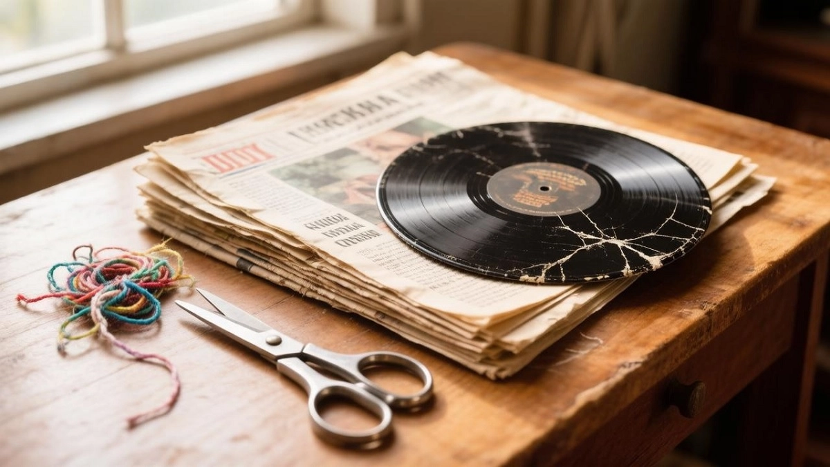 Старые пластинки и газеты больше не пылятся в шкафу: 4 идеи их применения дома - советы дизайнера