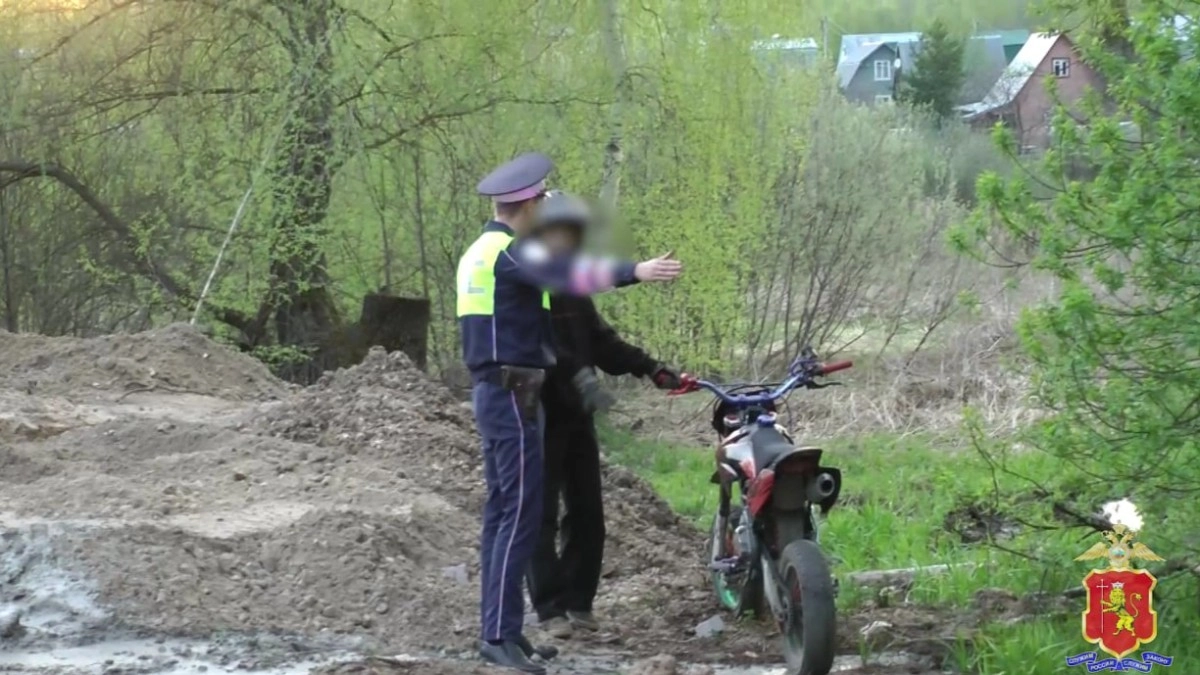Во Владимире полиция задержала шестерых несовершеннолетних мотоциклистов