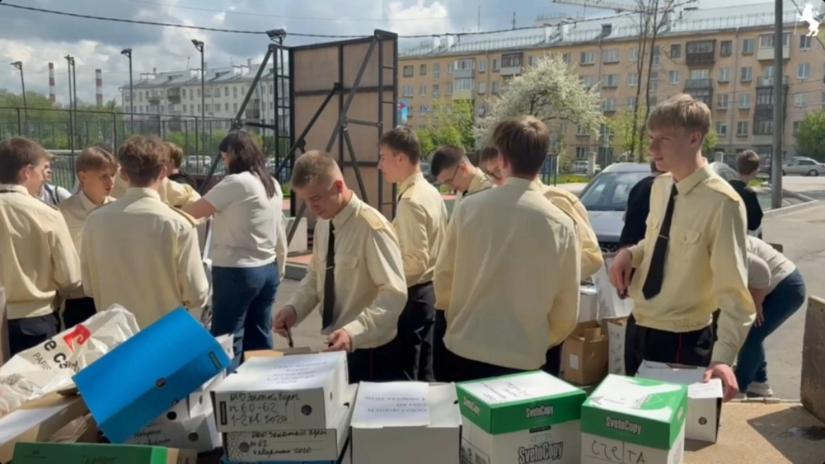 Владимирские школьники присоединились к акции «Бумажный рециклинг»