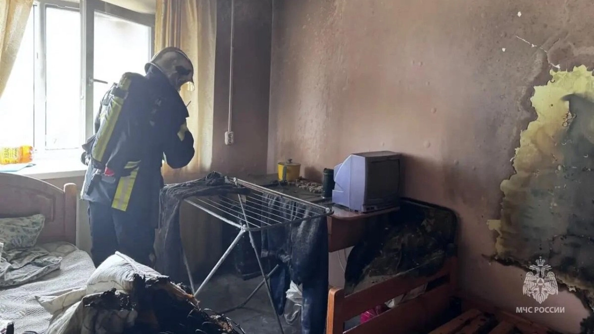 В Коврове из гостиницы эвакуировали людей из-за пожара