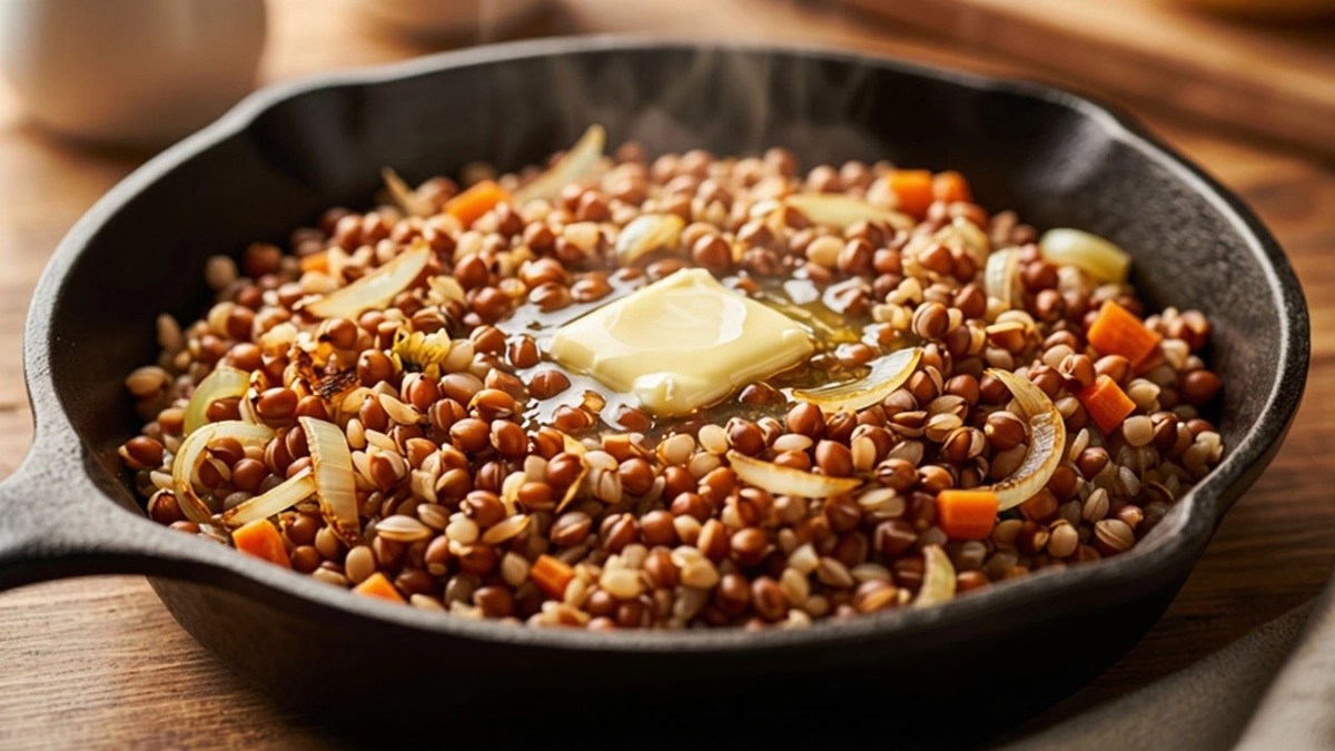 Смешиваю гречку с пшеном и готовлю эту вкуснятину: домашние в восторге от этого блюда - идеально для быстрого ужина 