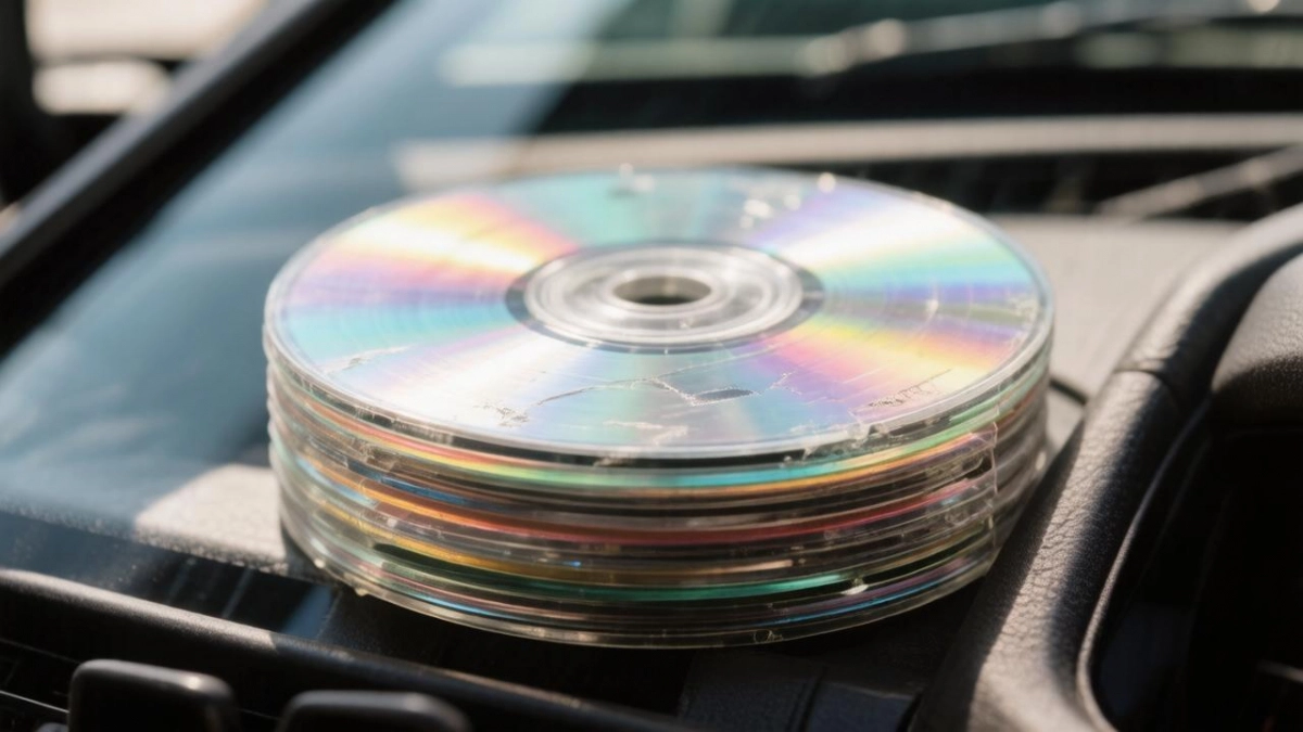 Для чего опытные водители кладут CD-диски под лобовик автомобиля: лайфхак из СССР, который выручал каждый день
