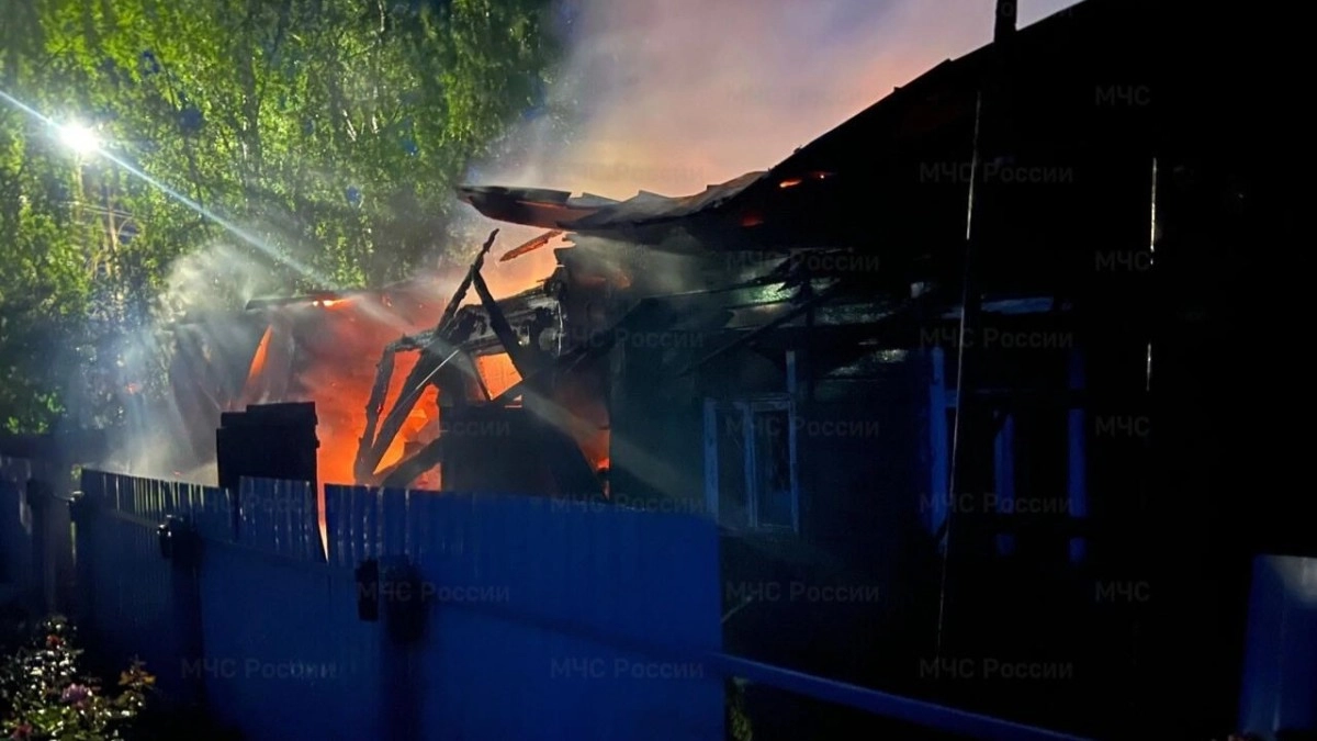 В Вязниках на пожаре в частном доме пострадал мужчина