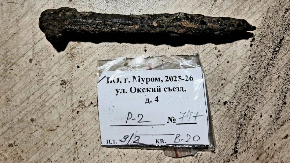 В Окском парке Мурома археологи обнаружили редкие артефакты X–XI веков