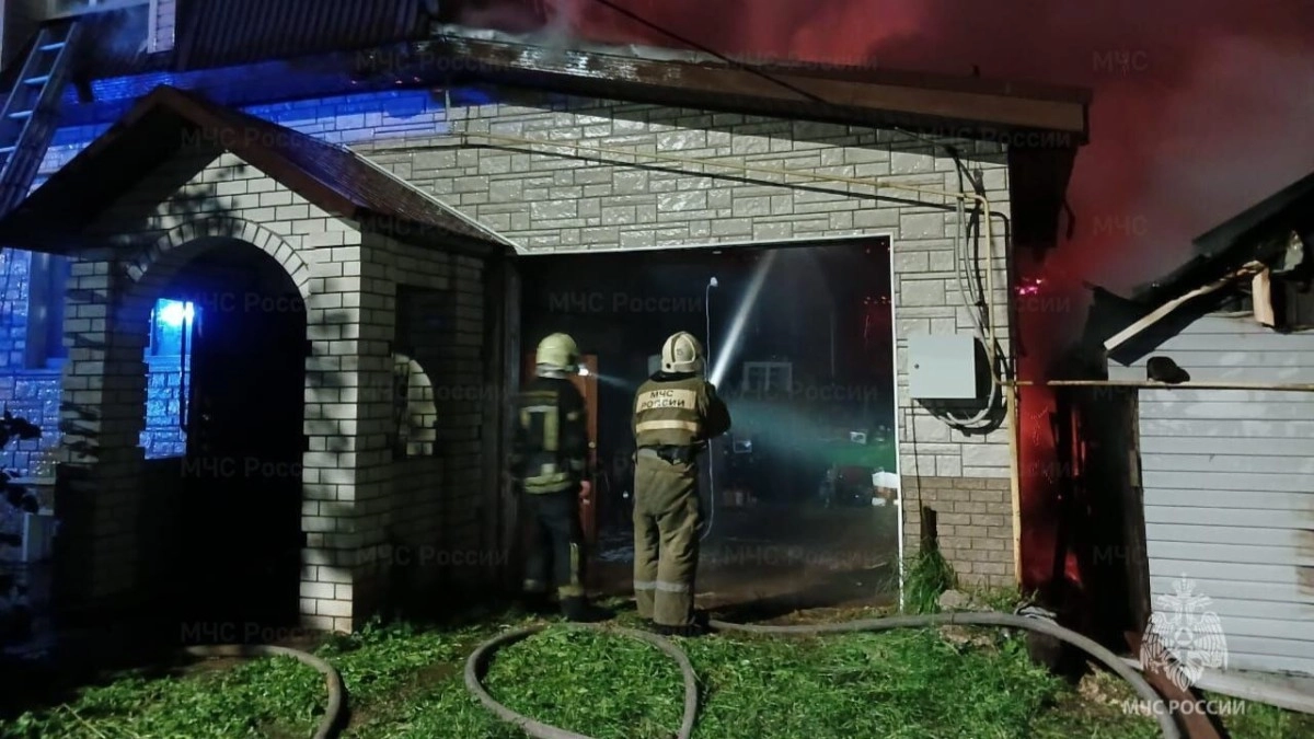 В Красной Горбатке при пожаре в частном доме пострадал человек