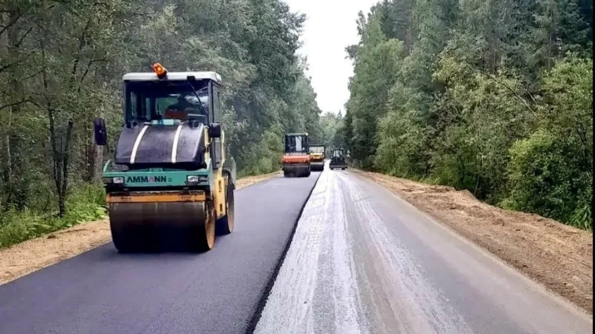 В Гусь-Хрустальном округе завершается ремонт дороги к Уршельскому